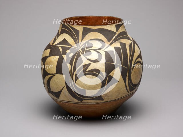 Polychrome Jar, 1840/60. Creator: Unknown.