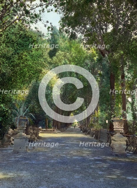Villa Borghese, Rome, Lazio, Italy, 1925. Creator: Frances Benjamin Johnston.
