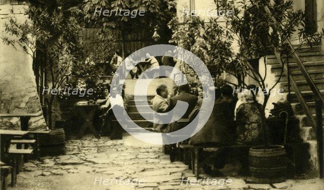 Winery at Grinzing, Vienna, Austria, c1935.  Creator: Unknown.