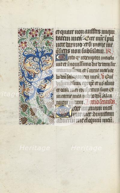 Book of Hours (Use of Rouen): fol. 115v, c. 1470. Creator: Master of the Geneva Latini (French, active Rouen, 1460-80).
