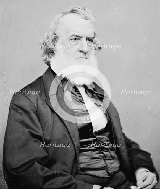 Gideon Welles, between 1855 and 1865. Creator: Unknown.