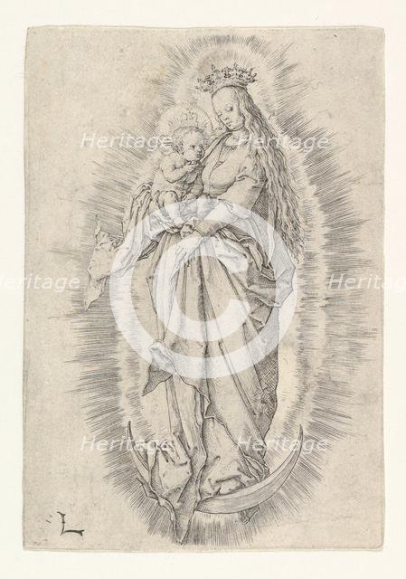 The Crowned Virgin With Child in Glory, ca. 1512. Creator: Lucas van Leyden.