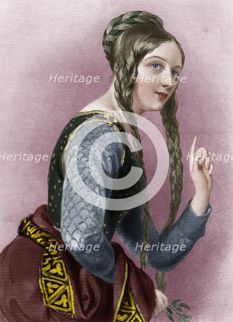 Eleanor of Aquitaine, Queen of Henry II of England. Artist: Unknown.