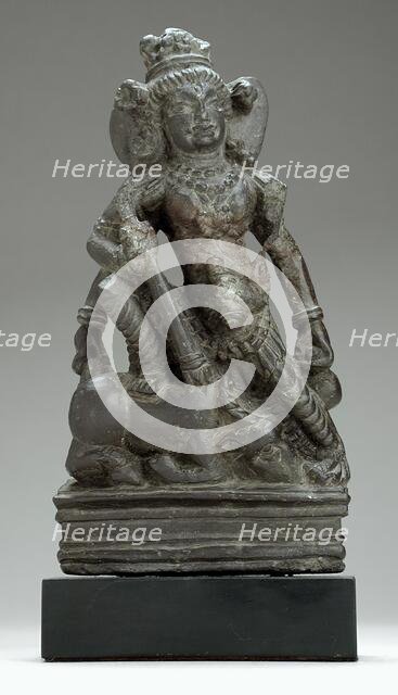 Durga Slaying the Buffalo Demon, 7th century. Creator: Unknown.