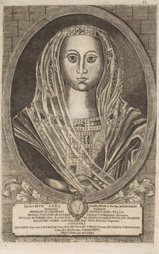 Elzbieta Radziwill (Sakowicz). From: Icones Familiae Ducalis Radivilianae, 1758.