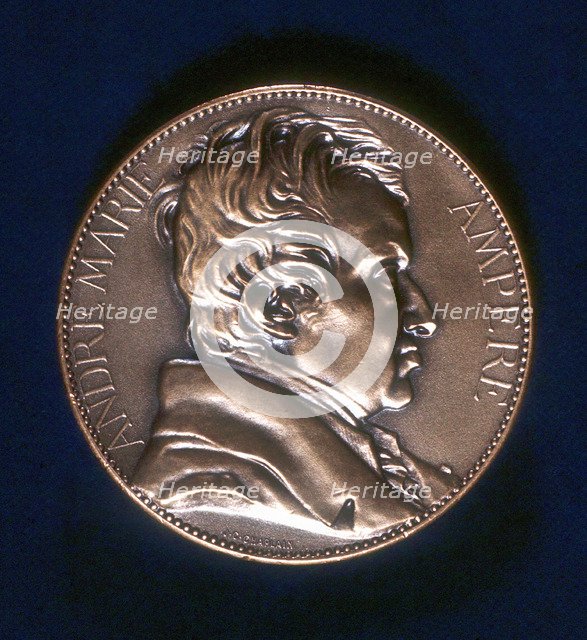 Andre-Marie Ampere (1775-1836), French mathematician and physicist. Artist: Unknown