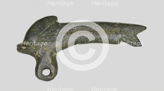 Amulet of a Shilbe Fish, Egypt, Late Period, Dynasty 26-31 (664-332 BCE). Creator: Unknown.