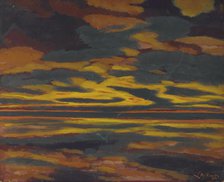 L'éclair vert sur la mer, 1921.