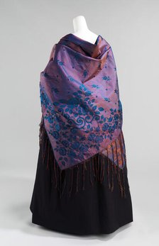 Shawl, American, ca. 1840. Creator: Unknown.