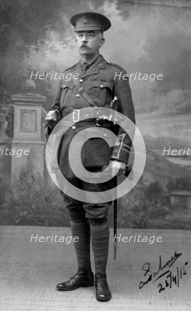 Captain Palmer, officer in command, Dover, 1915. Artist: Unknown