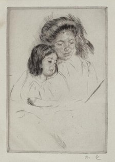 The Picture Book (No. 1), c. 1901. Creator: Mary Cassatt.