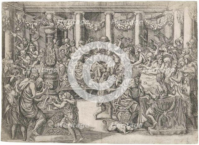 The Banquet of Scipio, 1543. Creator: Antonio Fantuzzi.