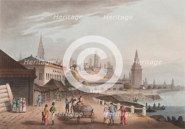 The Moscow Kremlin, 1816. Artist: Bowyer, Robert (1758-1834)