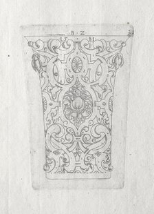 Ornamental Beaker, 1581. Creator: Bernhard Zan (German).