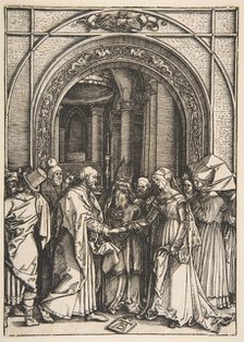 The Betrothal of the Virgin, from The Life of the Virgin, ca. 1504. Creator: Albrecht Durer.