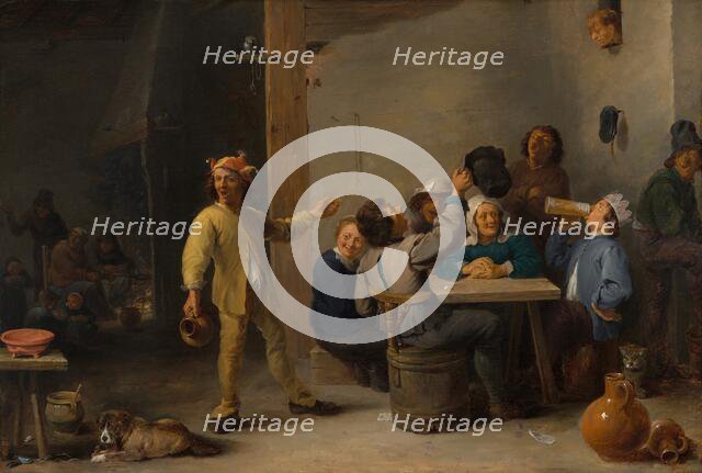 Peasants Celebrating Twelfth Night, 1635. Creator: David Teniers II.