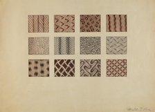 Textiles, c. 1937. Creator: Martha Reed.