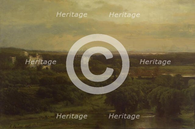 The Valley of the Olives, 1867. Creator: George Inness.