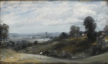 The Vale of Dedham from Langham, 1812. Artist: John Constable.