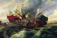 Battle of Lepanto 7-10 - 1571, naval battle fought between the armies of the Holy League and the …