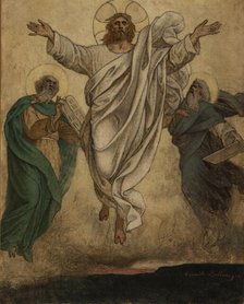 Esquisse pour l'église de Dugny : La Transfiguration : La Résurrection du Christ, c.1874. Creator: Camille-Félix Bellanger.