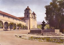 Santa Barbara Mission, 2201 Laguna Street, Santa Barbara, California, 1917. Creator: Frances Benjamin Johnston.