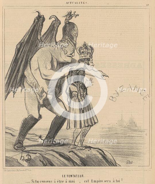 Le Tentateur, 19th century. Creator: Honore Daumier.