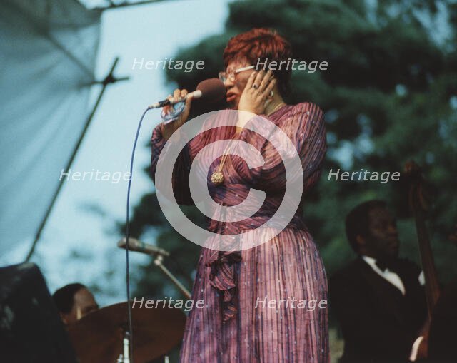 Ella Fitzgerald, Capital Radio Jazz Festival, Knebworth, Herts, 1981. Creator: Brian Foskett.