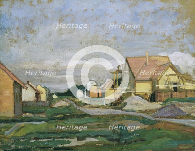 Suburban settlement, undated. (c1920s) Creator: Johanna Kampmann-Freund.