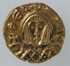 Gold Tremissis of Theophilos, Byzantine, 831-842. Creator: Unknown.