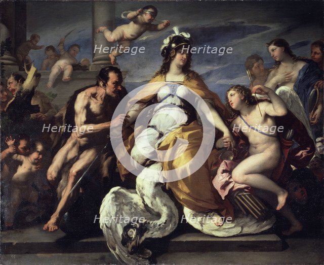 'Love and the Vices Disarm Judgement', late 17th or early 18th century. Artist: Paolo de' Matteis