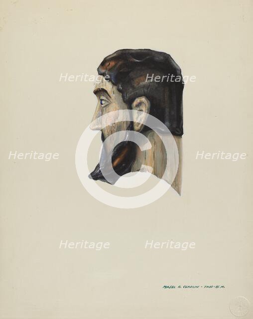 Bulto, c. 1938. Creator: Majel G. Claflin.