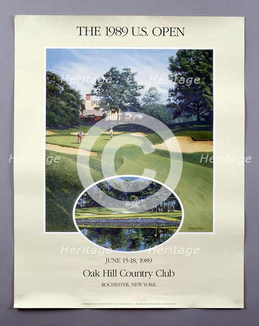 US Open poster, 1989. Artist: Unknown