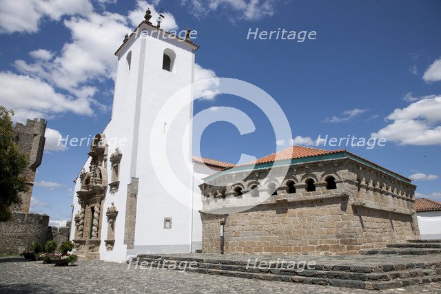Domus Municipalis and Church of Santa Maria do Castelo, Braganca, Portugal, 2009. Artist: Samuel Magal