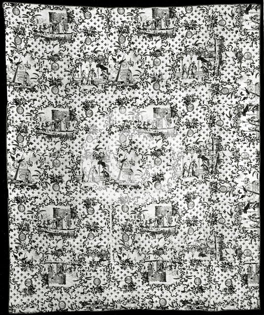 Bedcover, England, c. 1790. Creator: Unknown.