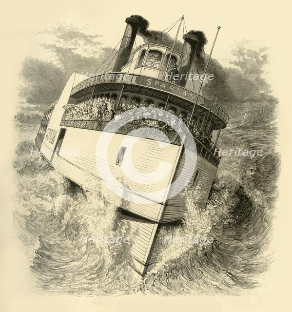 'Entering the Rapids', 1874.  Creator: James David Smillie.