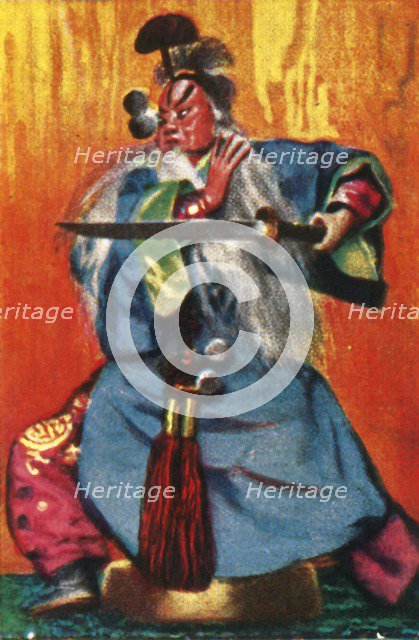 Traditional Chinese theatre, c1928. Creator: Unknown.