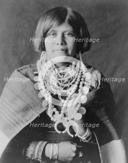 A Zuni girl, c1903. Creator: Edward Sheriff Curtis.