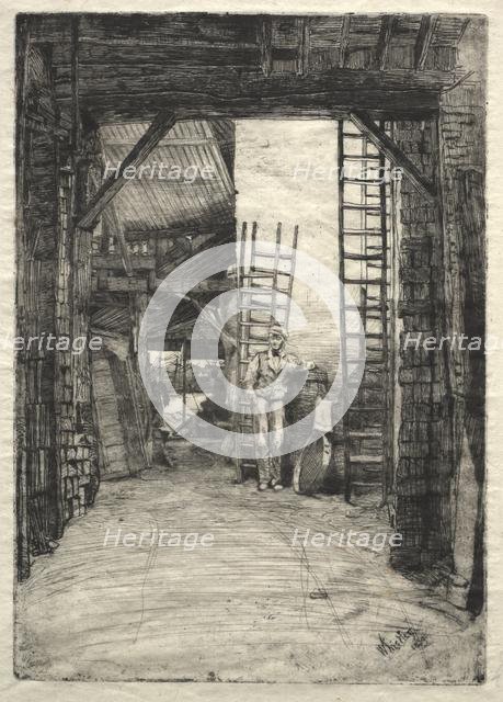 The Lime-Burner, 1859. Creator: James McNeill Whistler (American, 1834-1903).