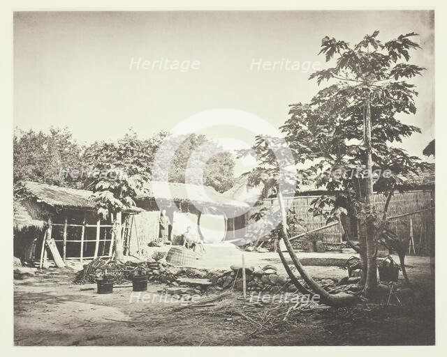 A Pepohoan Dwelling, c. 1868. Creator: John Thomson.