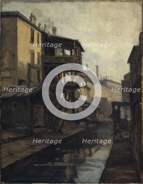 Bievre, rue des Cordelieres, c1900. Creator: Germain Eugene Bonneton.