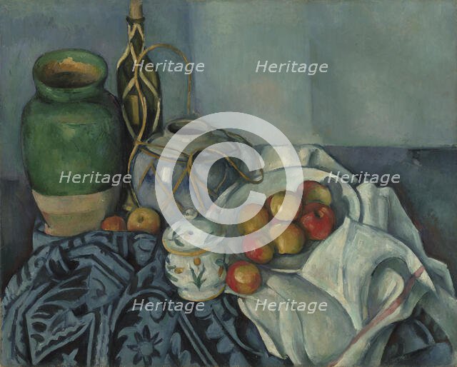 Still Life with Apples, 1893-1894. Creator: Cézanne, Paul (1839-1906).