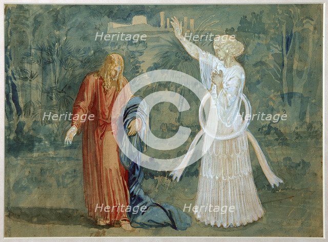 Christ in Gethsemane, End 1840s. Artist: Ivanov, Alexander Andreyevich (1806-1858)