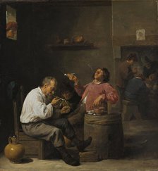 Smokers in an Interior, 1637. Creator: David Teniers II.