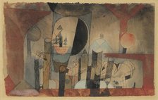 Untitled (The Man of the Journey), 1918. Creator: Klee, Paul (1879-1940).