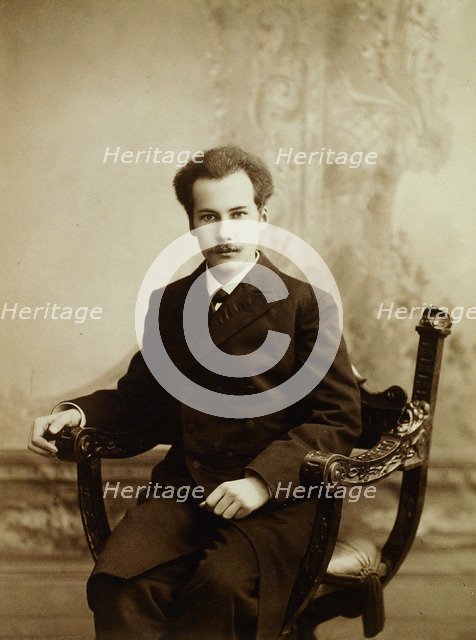 Andrei Bely, Russian novelist and poet, 1904. Artist: Unknown