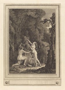 Les nymphes scrupuleuses, 1784. Creator: Geraud Vidal.