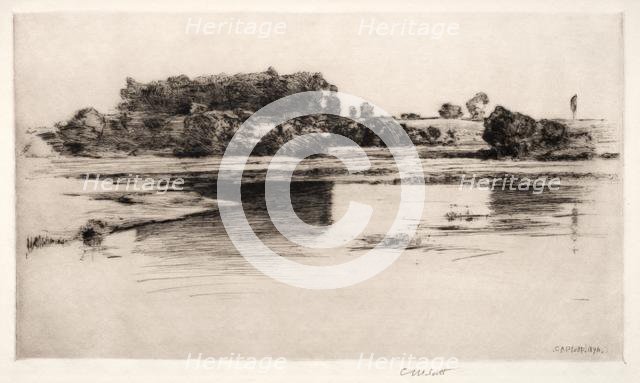The Charles River, 1890. Creator: Charles Adams Platt (American, 1861-1933).