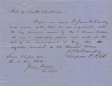 A valuation on Laurens, a slave, by a witness who knew him, 1864-12-04. Creator: Unknown.