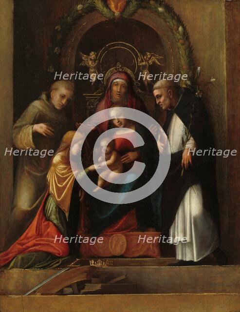 The Mystic Marriage of Saint Catherine, 1510/1515. Creator: Correggio.